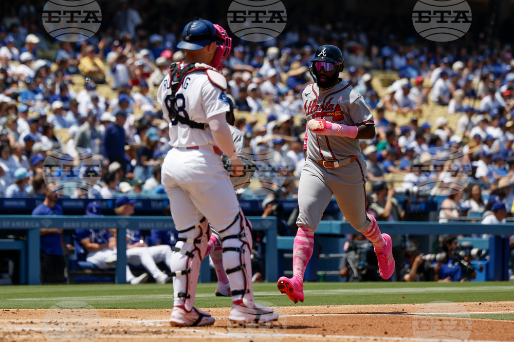 Braves Dodgers Baseball