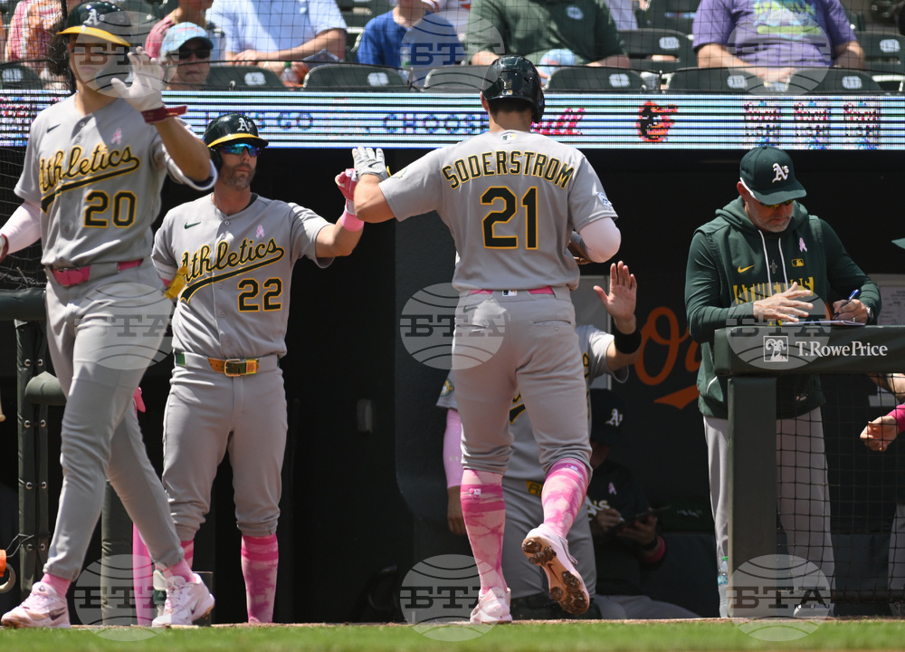 Athletics Orioles Baseball