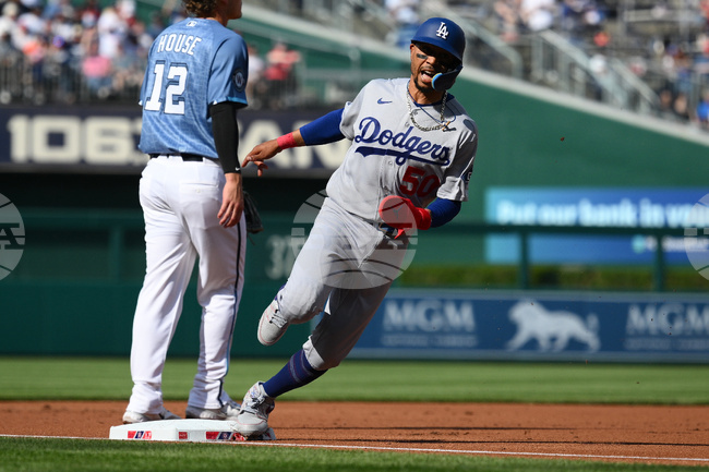 Dodgers Nationals Baseball