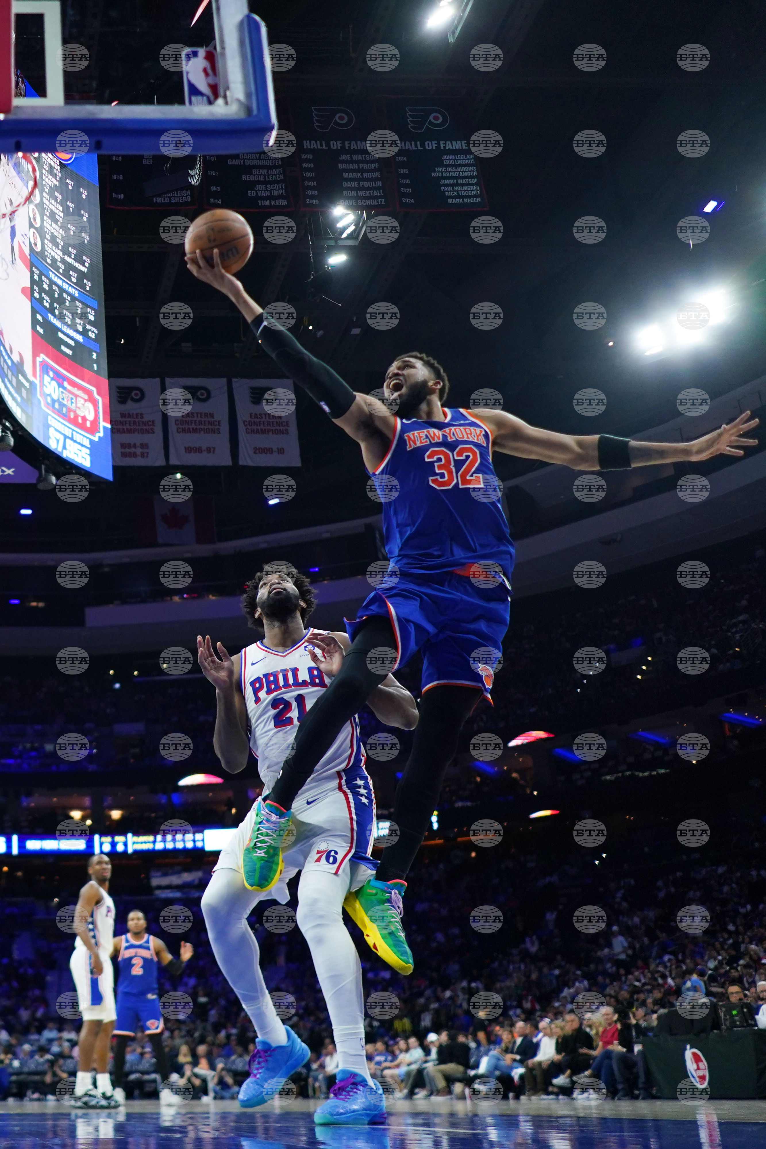 Knicks 76ers Basketball