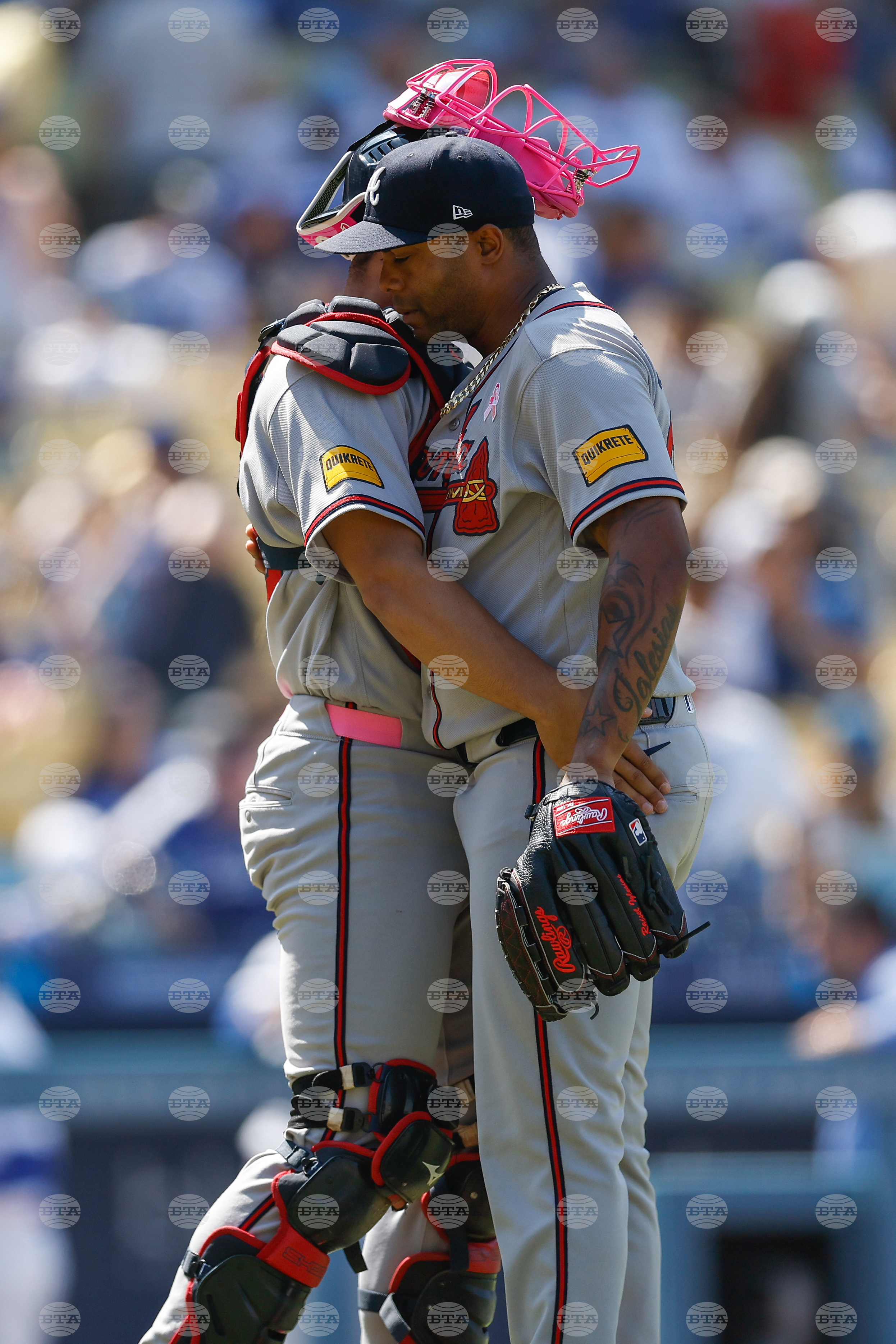 Braves Dodgers Baseball
