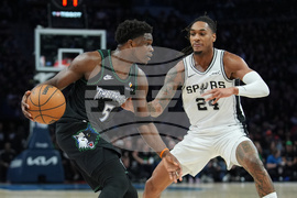Spurs Timberwolves Basketball