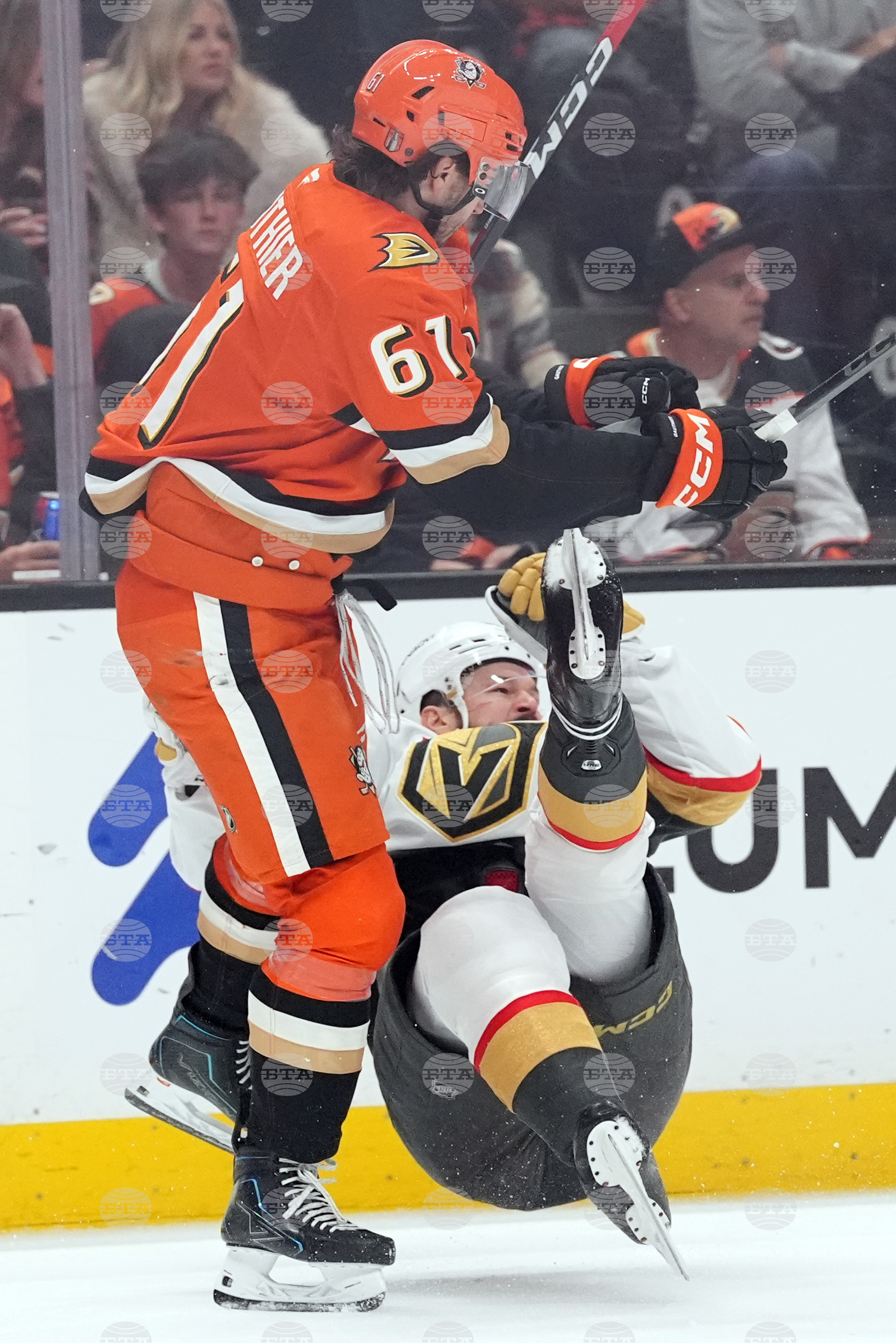 Golden Knights Ducks Hockey
