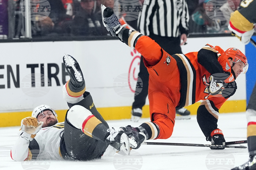 Golden Knights Ducks Hockey