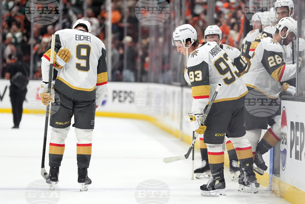 Golden Knights Ducks Hockey