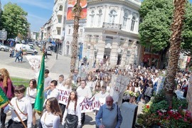 Пловдив - 11 май - Хуманитарна гимназия „Св.св. Кирил и Методий“ - шествие