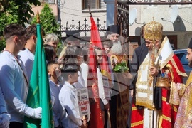 Силистра - знамена - училища - тържествен водосвет