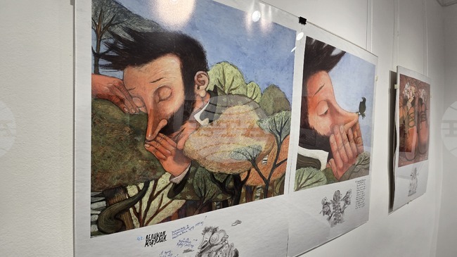 Изложба с илюстрации на Ясен Григоров бе открита в Сливен в рамките на Националния фестивал на детската книга 