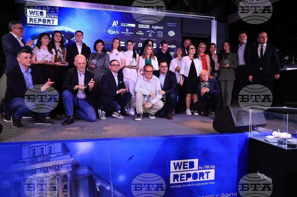 Web Report Awards for Journalism Presented at Ceremony in Sofia