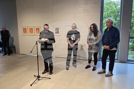 Съюз на българските художници - изложба на Кирил Златков - откриване