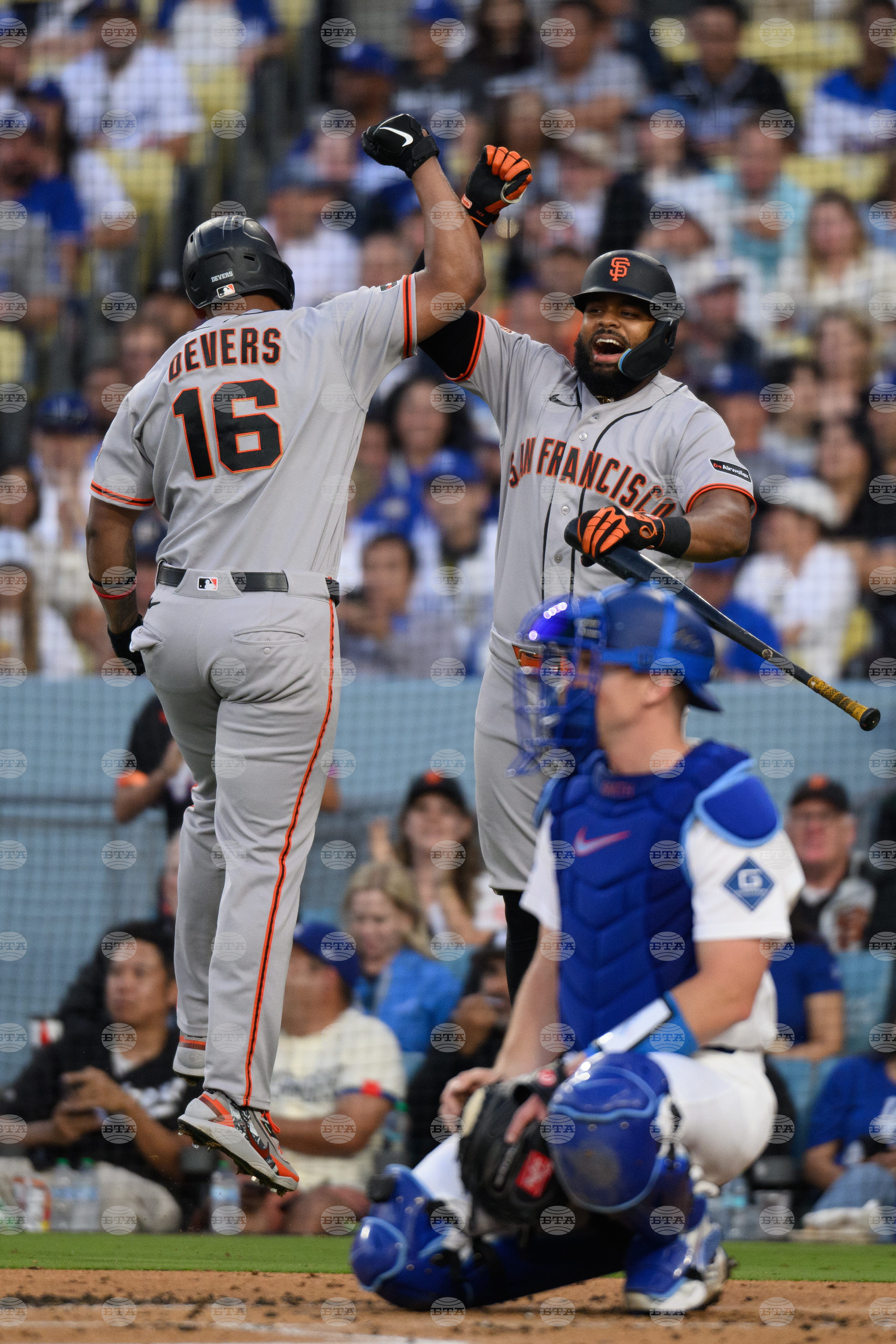 Giants Dodgers Baseball