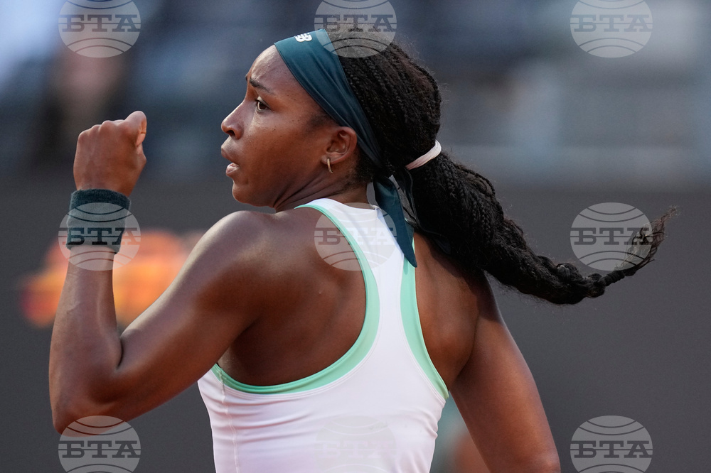 APTOPIX Italian Open Tennis