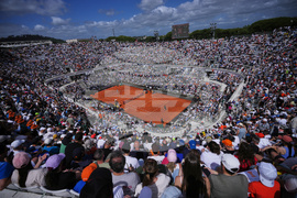 APTOPIX Italian Open Tennis