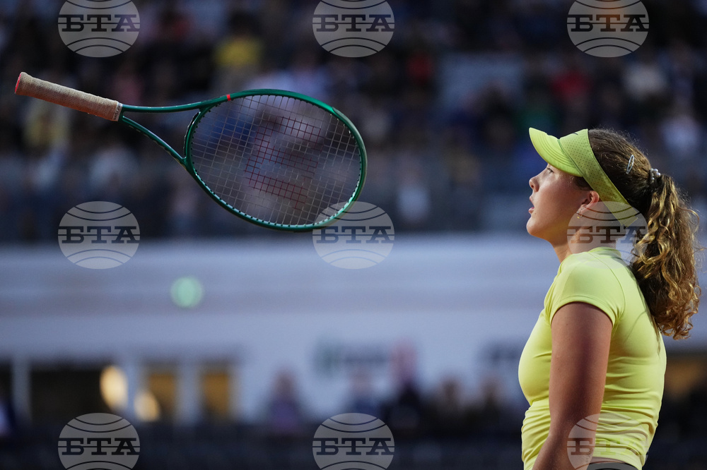 APTOPIX Italian Open Tennis