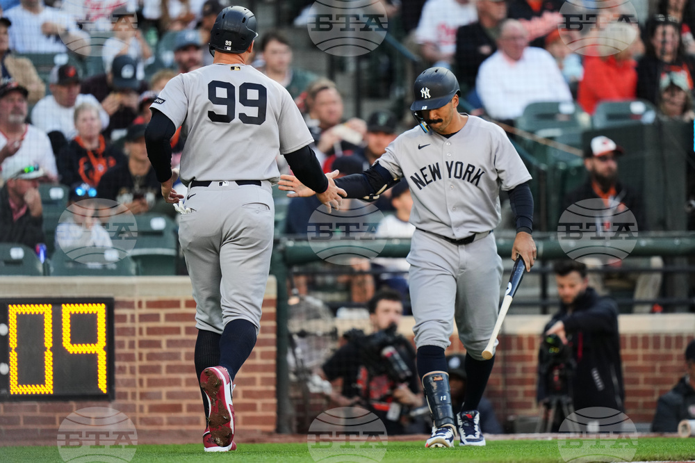Yankees Orioles Baseball