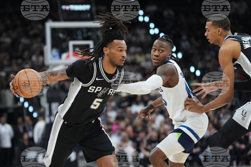 Timberwolves Spurs Basketball