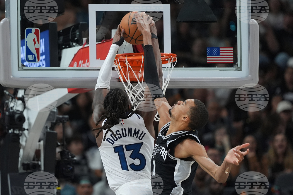 Timberwolves Spurs Basketball