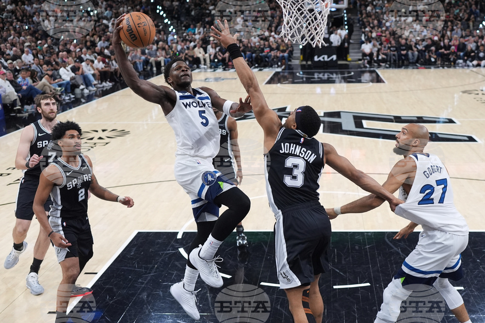 Timberwolves Spurs Basketball