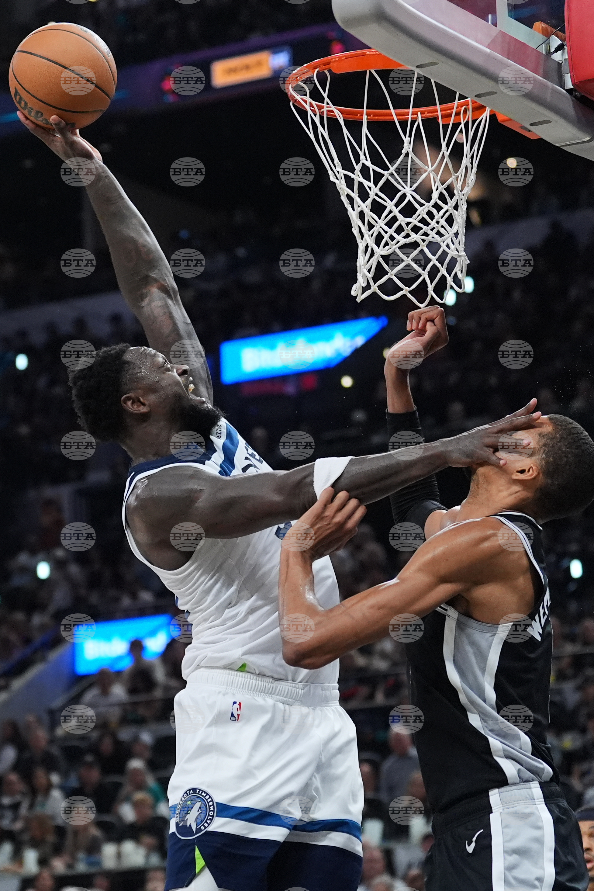 APTOPIX Timberwolves Spurs Basketball