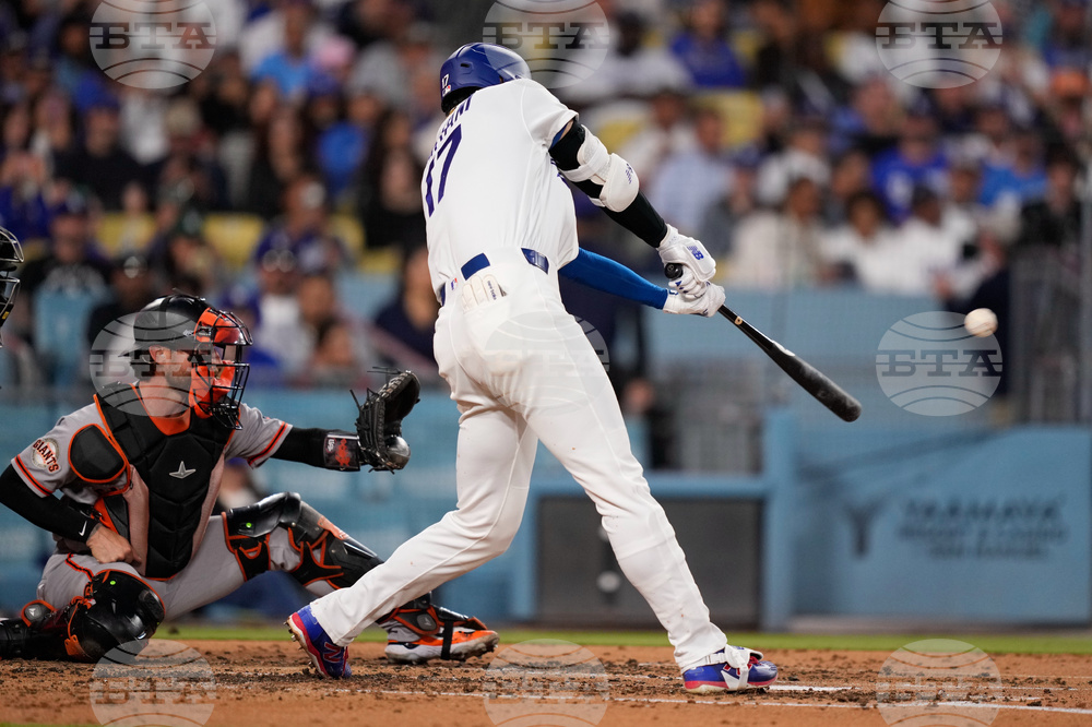 Giants Dodgers Baseball