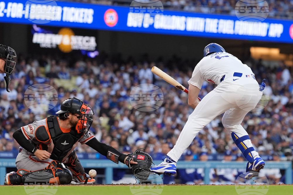 Giants Dodgers Baseball