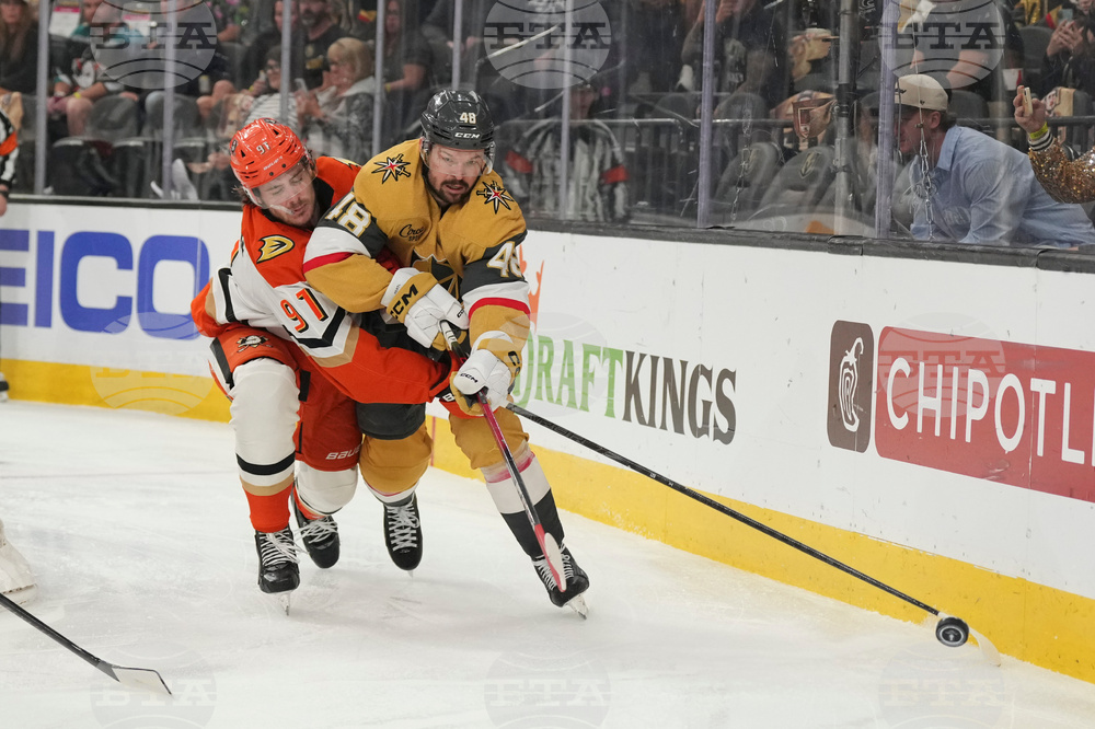 Ducks Golden Knights Hockey