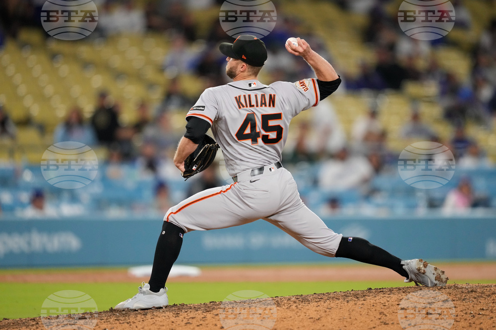 Giants Dodgers Baseball