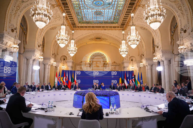 15 Heads of State and Senior Officials Meet at B9 Summit in Bucharest, Bulgaria Attends Through Its Permanent Representative to NATO