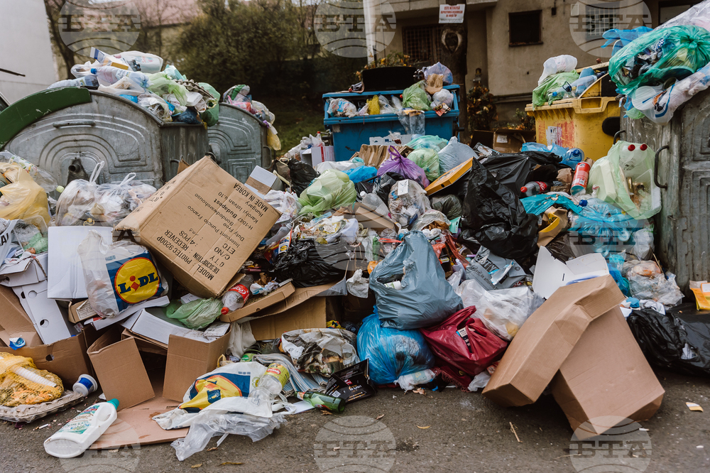 Град в Румъния тъне в боклук