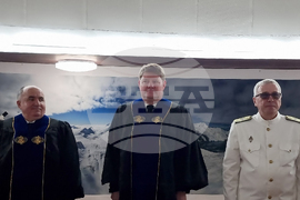 Варна - Военноморско училище - академични звания - церемония