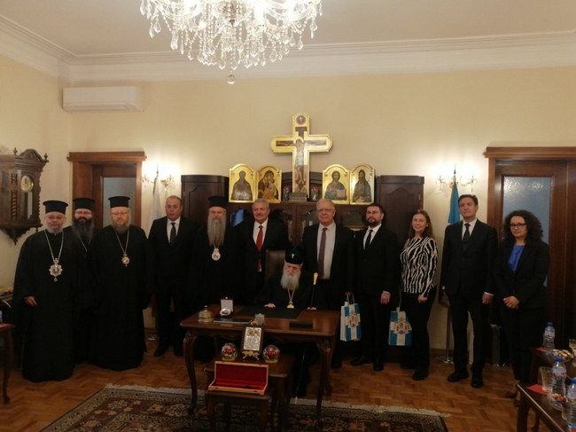 Патриарх Неофит се срещна с представители на фондацията на българските църкви в Истанбул и Одрин