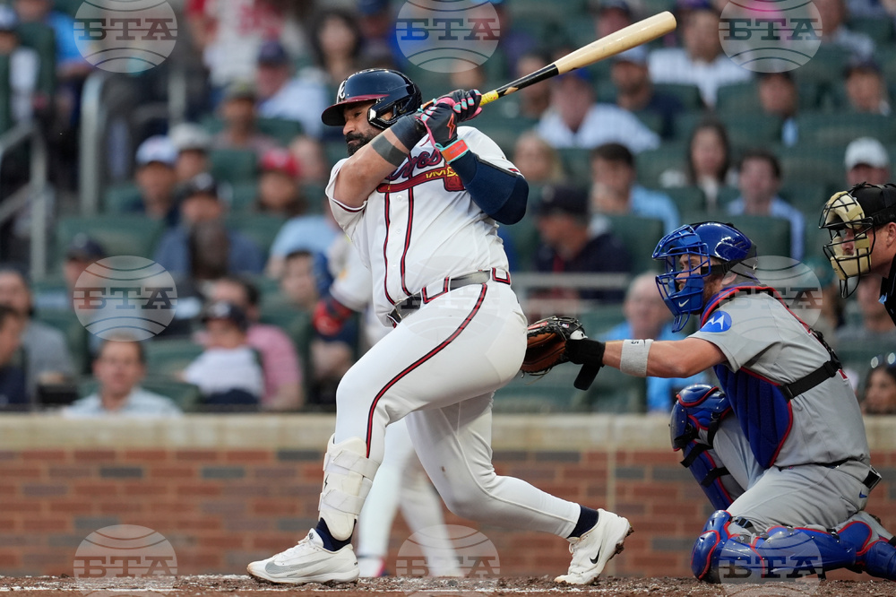 Cubs Braves Baseball