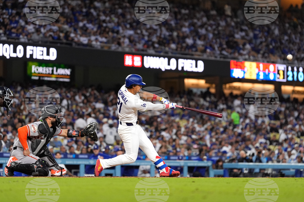 Giants Dodgers Baseball