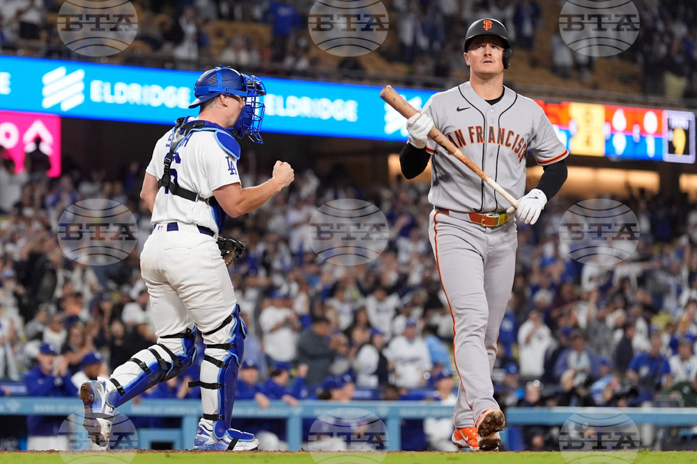 Giants Dodgers Baseball