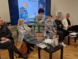 Мирела Иванова представя новата си книга „Призоваване на поезията“, снимки – Даниел Димитров/ БТА