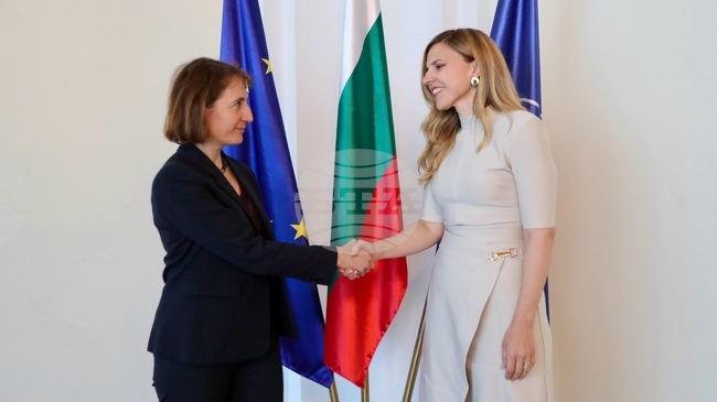 Foreign Minister Petrova Meets French Ambassador Dumoulin