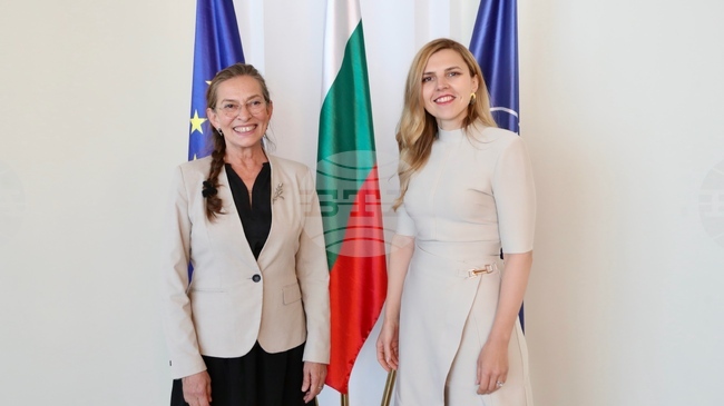 Foreign Minister Petrova Confers with German Ambassador Plank