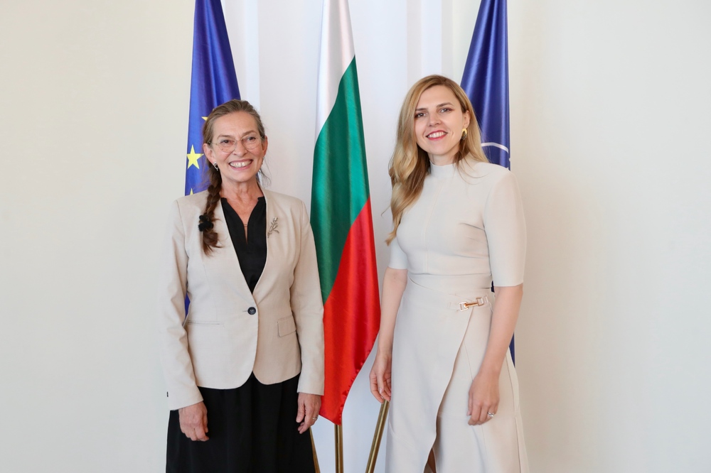 Foreign Minister Petrova Confers with German Ambassador Plank