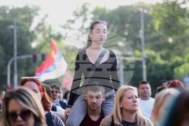 Сърбия - Белград - протест