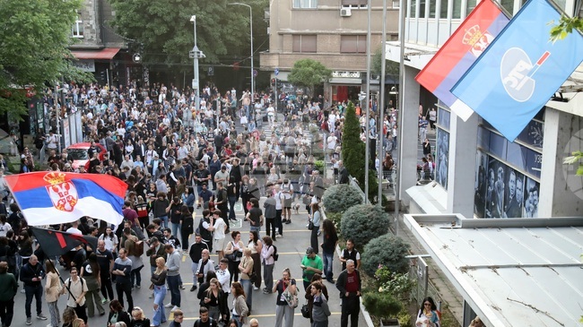 Belgrade and Nis Students Protest after Incidents Disrupt Memorial Service for Novi Sad Tragedy Victims