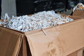 Севлиево - незаконно произведени цигари - брифинг