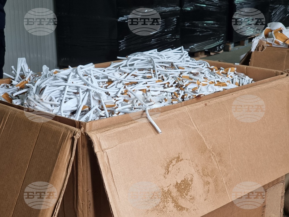 Севлиево - незаконно произведени цигари - брифинг