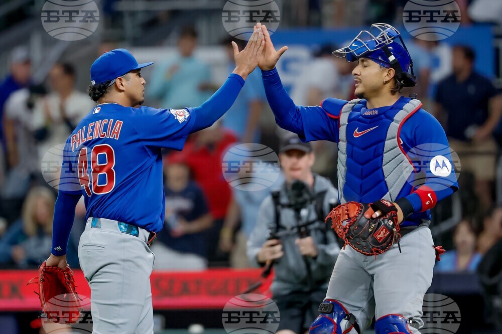 Cubs Braves Baseball