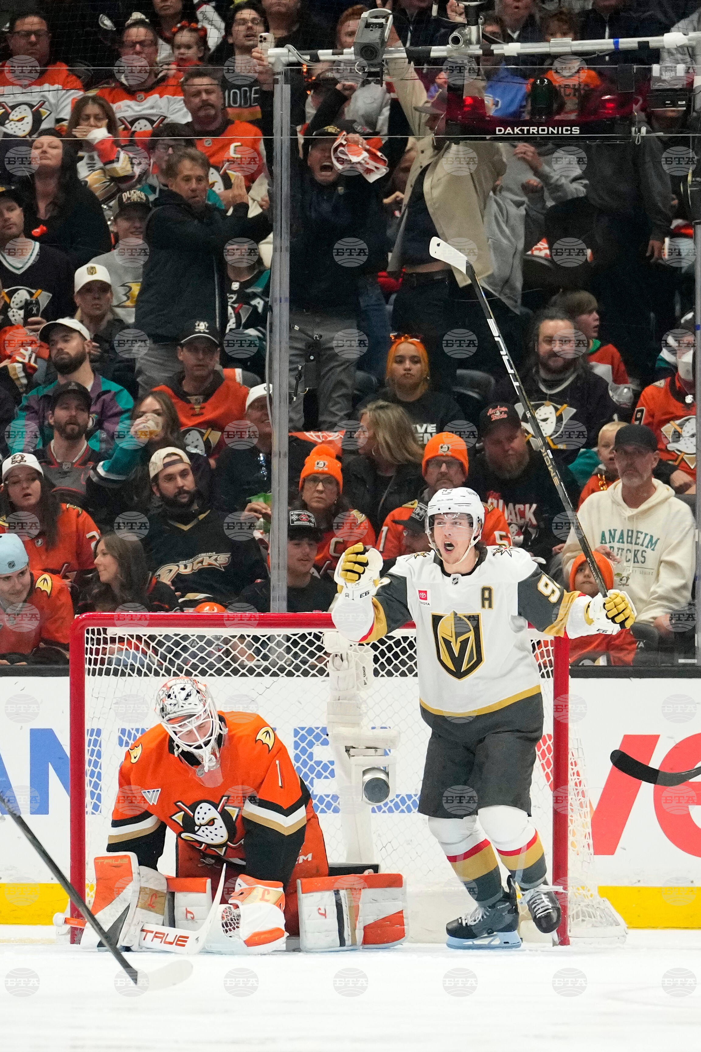 Golden Knights Ducks Hockey