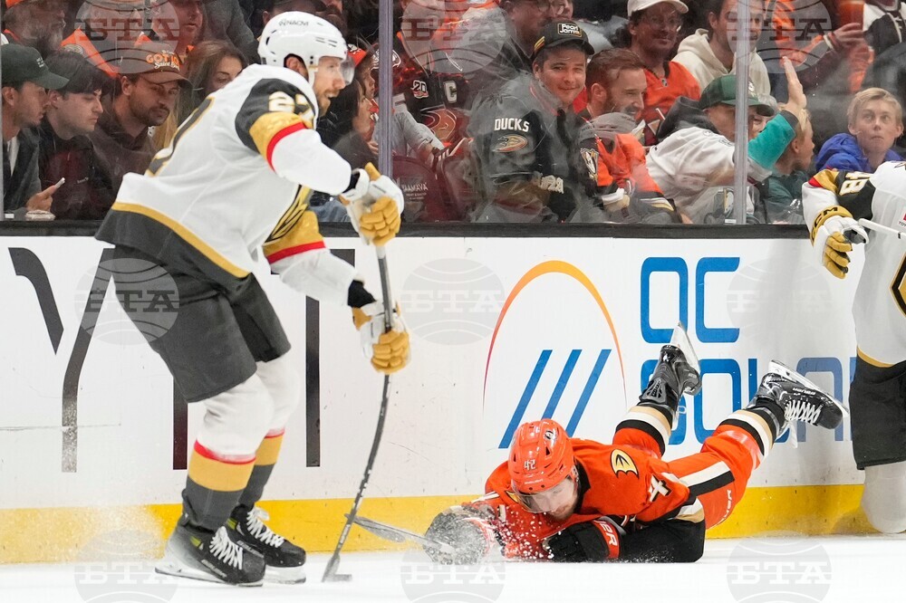 Golden Knights Ducks Hockey