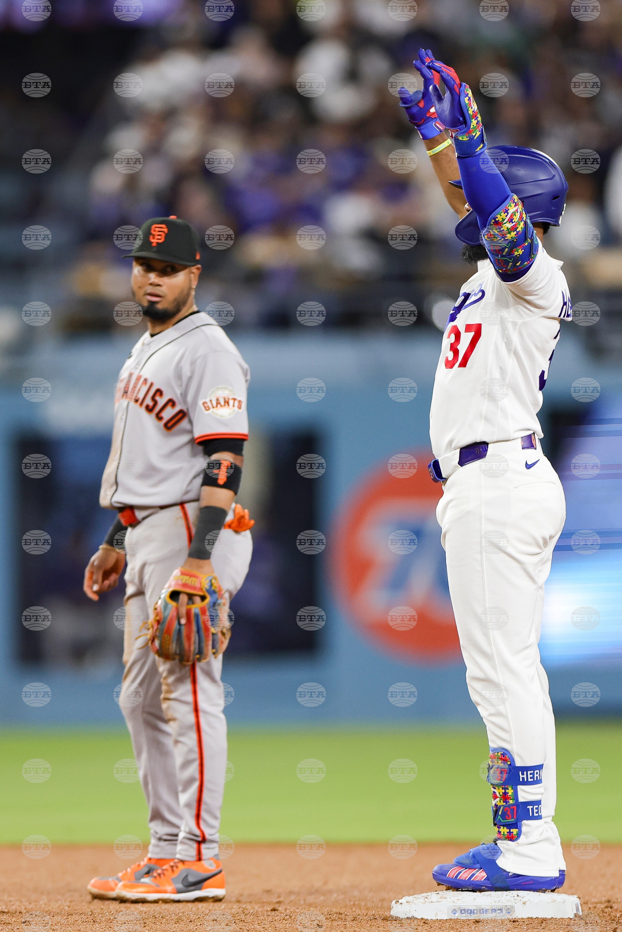 Giants Dodgers Baseball