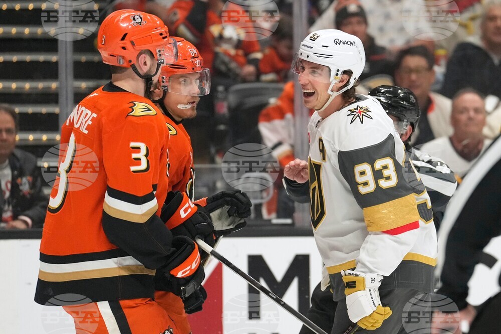 Golden Knights Ducks Hockey