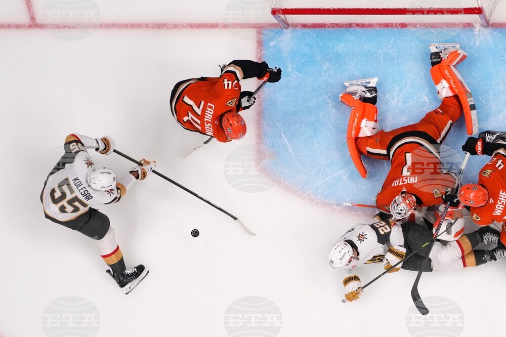 Golden Knights Ducks Hockey