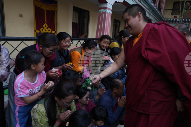 Teenage Buddhist Lama