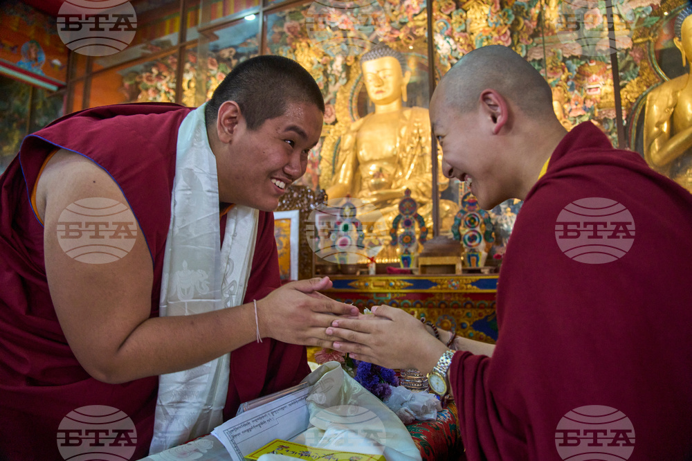 Teenage Buddhist Lama